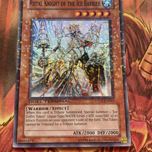 DT01-EN065 Royal Knight Of The Ice Barrier - NM Yugioh Card