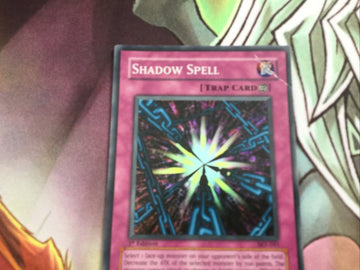 SKE-041 Shadow Spell 1st Edition played Yugioh (back)