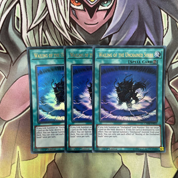 CHIM-EN055 x3 Wailing of the Unchained Souls Ultra Excellent Condition Yugioh