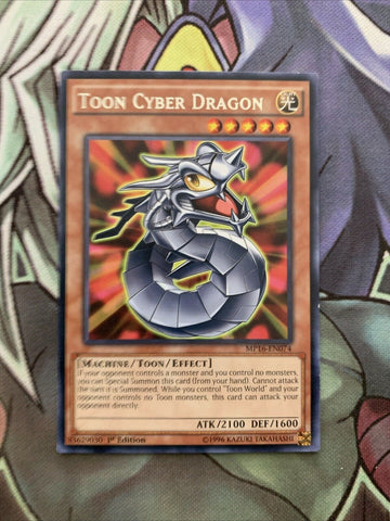 MP16-EN074 Toon Cyber Dragon Rare 1st Edition NM Yugioh Card
