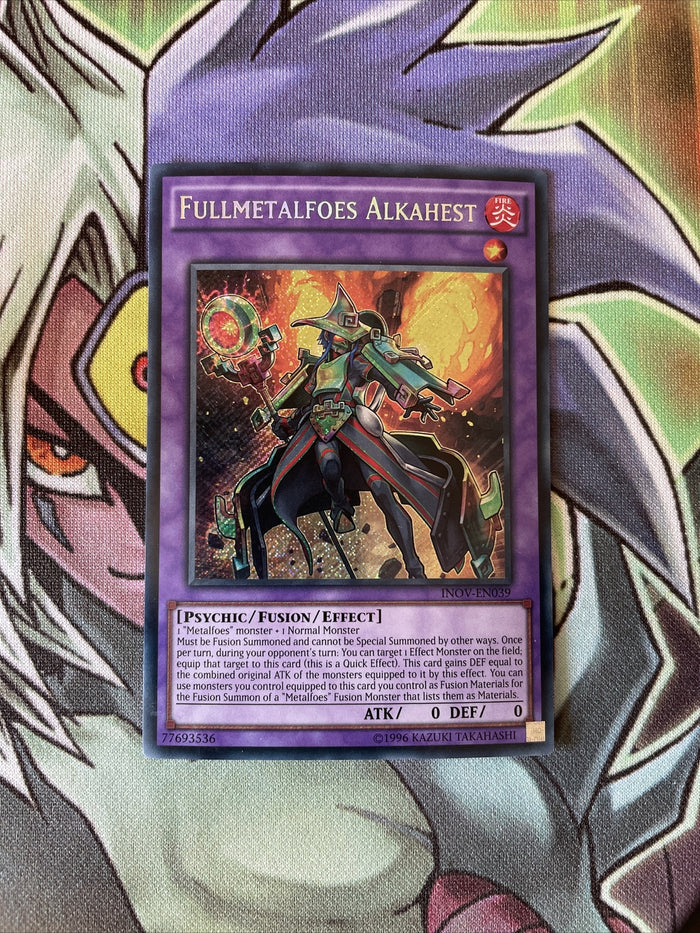 INOV-EN039 Fullmetalfoes Alkahest Secret Rare UNL Edition NM YuGiOh Card