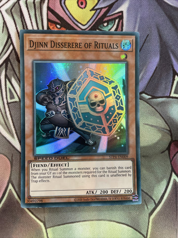 STP4-EN009 Djinn Disserere Of Rituals Super Rare UNL Edition Near Mint Yugioh