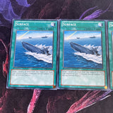 SDRE-EN028 x3 Surface- Common - 1st Edition Yugioh