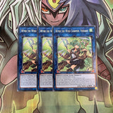 RIRA-EN046 x3 Wynn the Wind Charmer, Verdant Rare Excellent Condition Yugioh