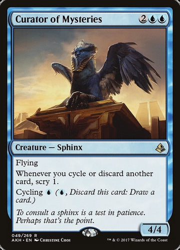 Curator Of Mysteries - Amonkhet Excellent Magic MTG