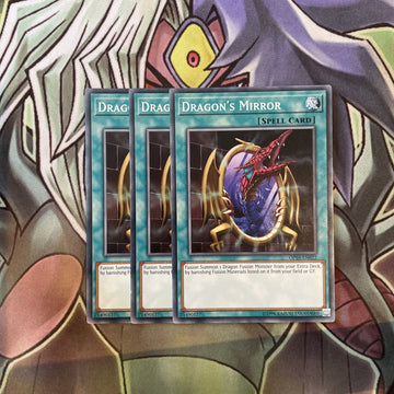 OP10-EN022 Dragon's Mirror Common x3 Excellent Condition Yugioh