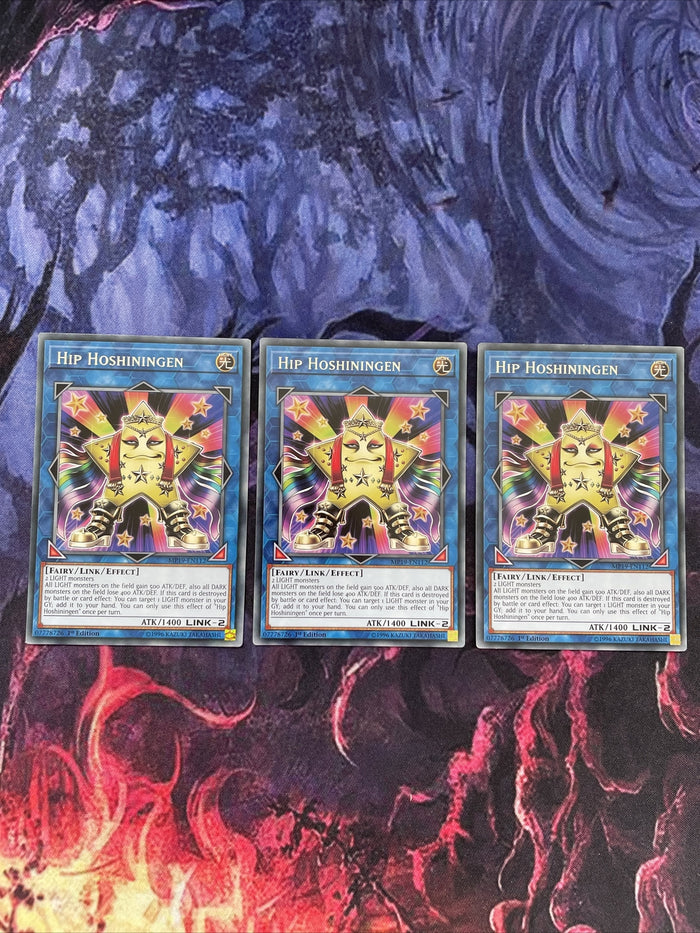 MP19-EN112 3 x - HIP HOSHININGEN Rare Unlimited Edition YuGiOh NEW