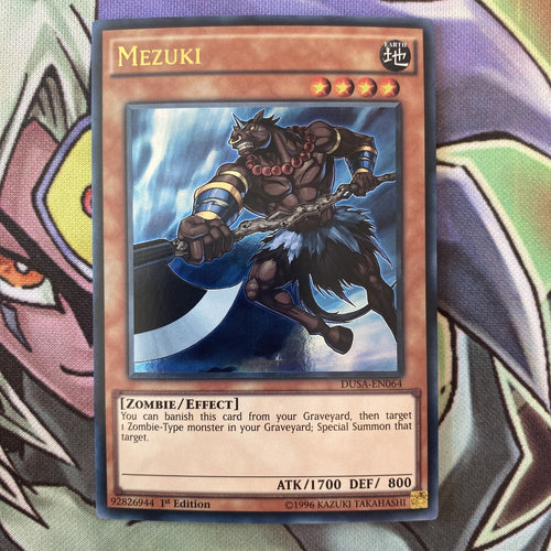 DUSA-EN064 Mezuki Ultra Rare 1st Edition NM Yugioh Card