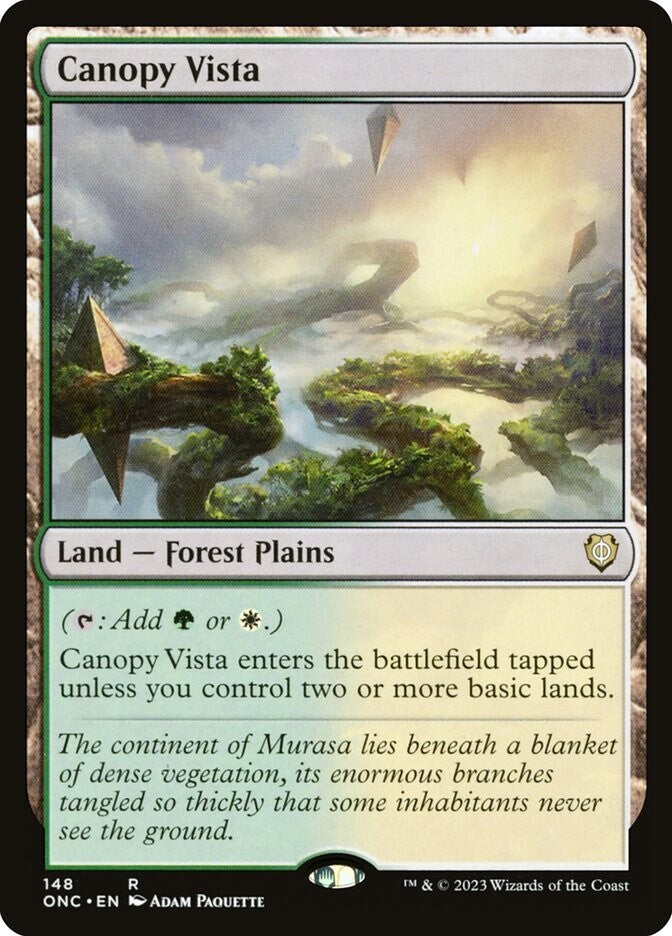 Canopy Vista - Phyrexia: All Will Be One Commander Excellent Magic MTG