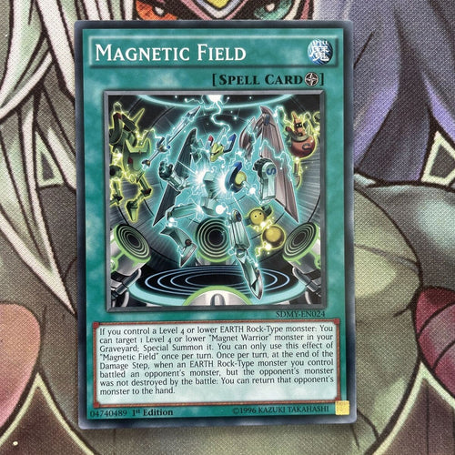 SDMY-EN024 Magnetic Field Common 1st Edition NM Yugioh