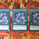 LCKC-EN031 Majesty With Eyes Of Blue x 3 - Playset  - 1st Edition Yugioh