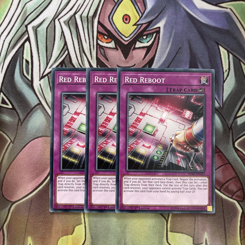 SDRR-EN035 x3 Red Reboot Common Excellent Condition Yugioh