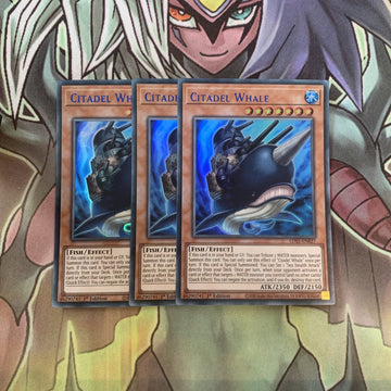LDS1-EN027 x3 Citadel Whale Varying Colour Rare Excellent Condition Yugioh
