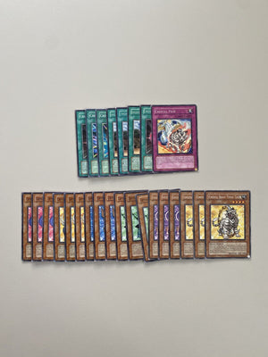 Deck Crystal Beast Play Worn 26 Cards YuGiOh