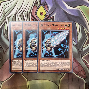 OP08-EN016 Artifact Moralltach Common x3 Excellent Condition Yugioh