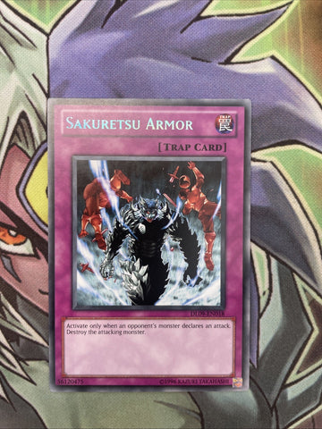 DL09-EN018 Sakuretsu Armor Blue Rare Unlimited Edition NM Yugioh Card