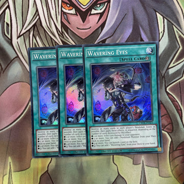 CROS-ENAE3 x3 Wavering Eyes Super Rare Excellent Condition Yugioh