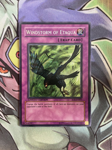 SOI-ENSE3 Windstorm Of Etaqua Secret Rare Limited Edition NM Yugioh Card