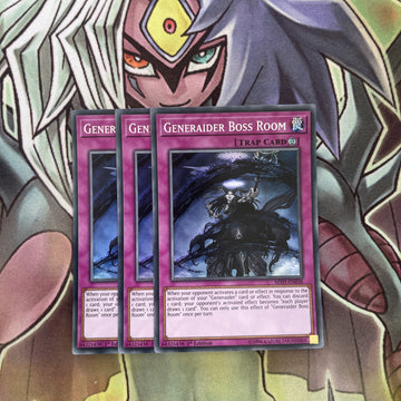 MYFI-EN038 x3 Generaider Boss Room Super Rare Excellent Conditon Yugioh