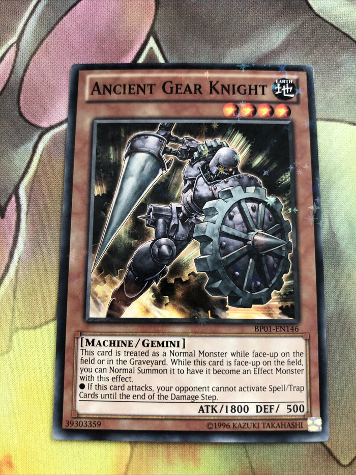 BP01-EN146  Ancient Gear Knight- Starfoil Rare UNL Ed Yugioh Konami Authentic