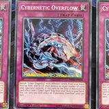 MP19-EN129 Yugioh- 3x Cybernetic Overflow - 1st Edition - Playset
