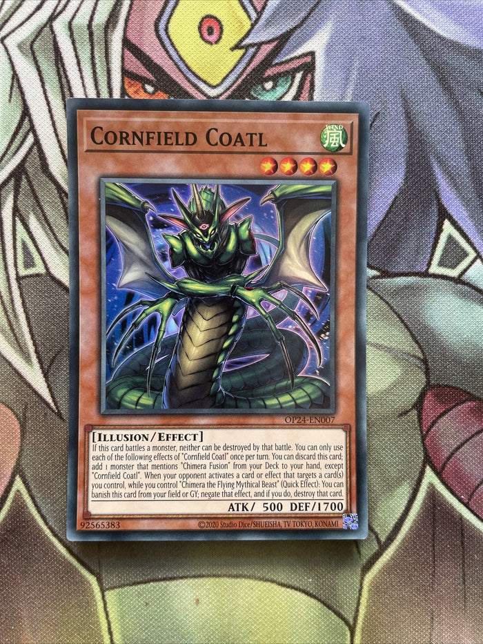OP24-EN007 Cornfield Coatl Super Rare UNL Edition Near Mint Yugioh