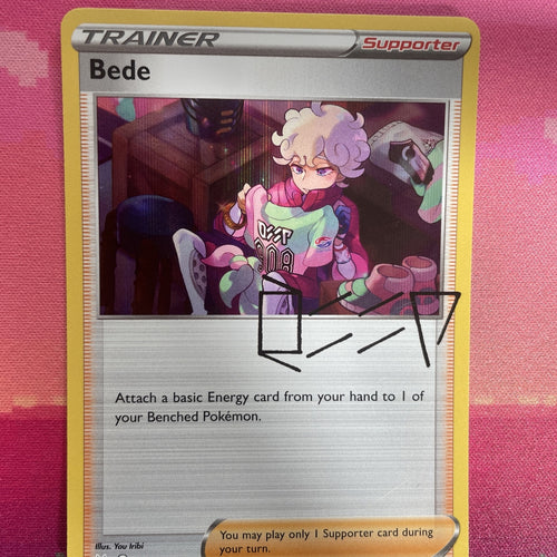 Pokemon Card Bede Crown Zenith Holo Rare 124/159 Near Mint