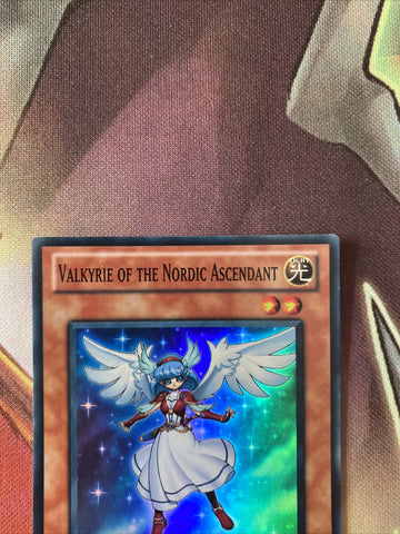 STOR-EN017 Yugioh Super Rare Valkyrie Of The Nordic Ascendant (NM) (back)