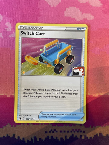 Pokemon Card Switch Cart Prize Pack Cosmo Holo 154/189 Near Mint