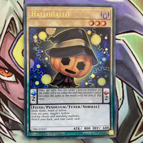 CIBR-ENSP1 Hallohallo Ultra Rare 1st Edition NM Yugioh Card