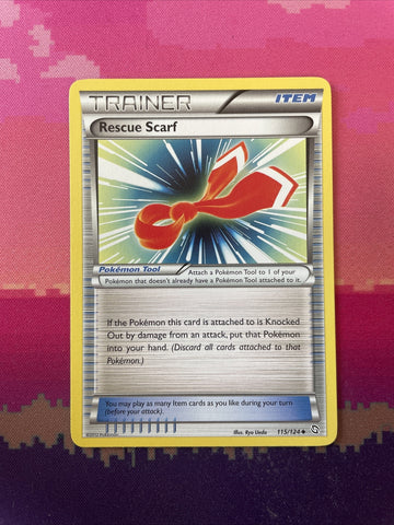 Pokemon Card Rescue Scarf Dragons Exalted Uncommon 115/124 Near Mint
