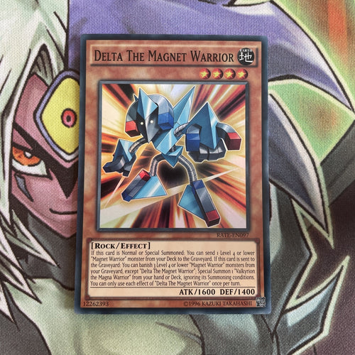RATE-EN097 Delta The Magnet Warrior Super Rare UNL Edition NM Yugioh Card
