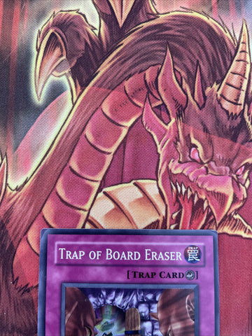 PGD-099 Yugioh Trap of Board Eraser, Super Rare Played (back)