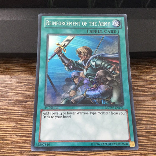 LCYW-EN173 Reinforcement Of The Army - 1st Edition - Super - Yugioh