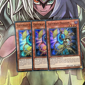 CIBR-EN007 x3 Gateway Dragon Super Rrae Excellent Condition Yugioh