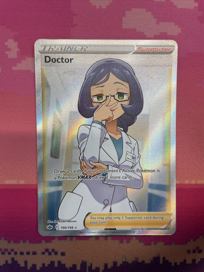 doctor pokemon card 190/198 Ultra Rare Chilling Reign NM – Twin Traders MDS26-MFS-20 Supporter / / Card TCG Spotlight: Some Of Name:World Shaper