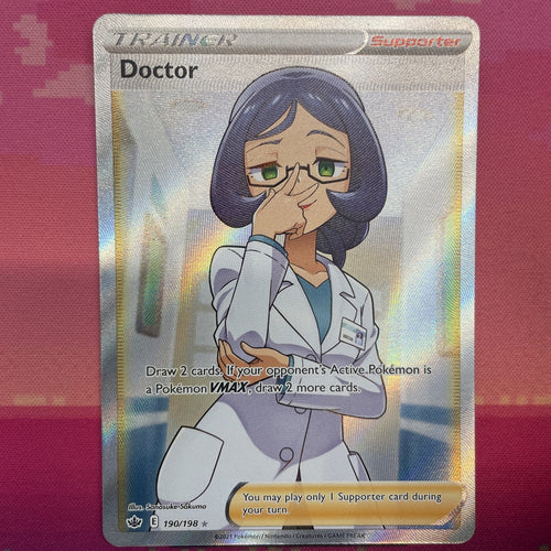 Pokemon Card Doctor 190/198 Ultra Rare Chilling Reign NM