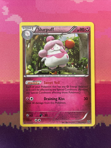 Pokemon Card Slurpluff XY Base Set Holo Rare 95/146 Near Mint