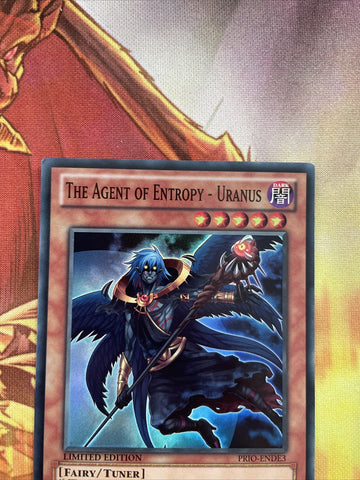 PRIO-ENDE3 Yugioh! The Agent of Entropy - Uranus Super Rare Limited Edition (back)