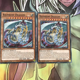 LED2-EN043 x3 Rainbow Dragon 1st Edition, Near Mint, YuGiOh Cards