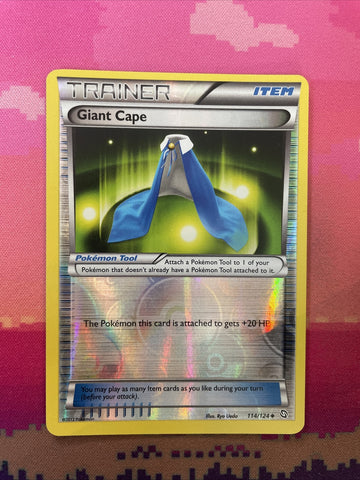 Pokemon Card Giant Cape Dragons Exalted Reverse Holo 114/124 Near Mint
