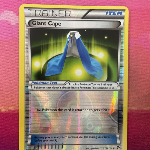 Pokemon Card Giant Cape Dragons Exalted Reverse Holo 114/124 Near Mint
