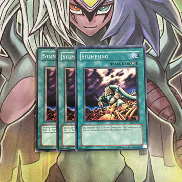 IOC-035 x3 Stumbling Common Excellent Condition Yugioh