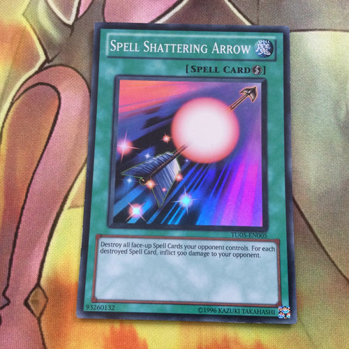 TU05-EN005 Spell Shattering Arrow  - Super Rare NM Turbo Pack 5 Yugioh