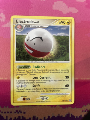 Pokemon Card Electrode Stormfront Uncommon 36/100 Near Mint
