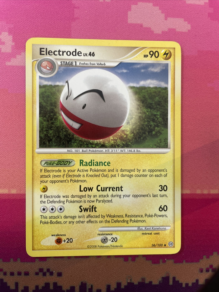 Pokemon Card Electrode Stormfront Uncommon 36/100 Near Mint