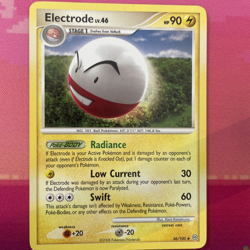 Pokemon Card Electrode Stormfront Uncommon 36/100 Near Mint