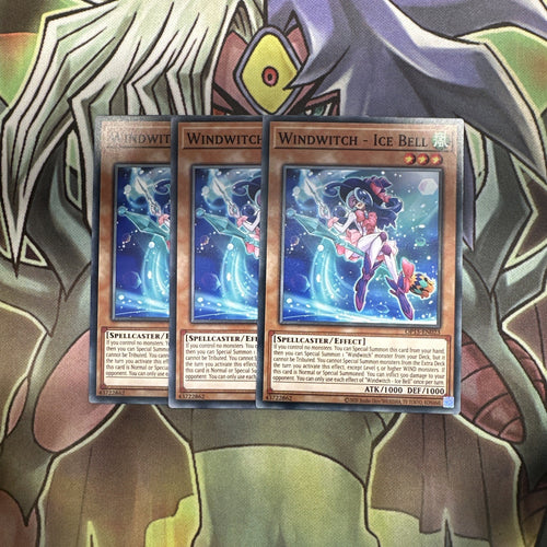 OP15-EN023 x3 Windwitch - Ice Bell Common Excellent Condition Yugioh