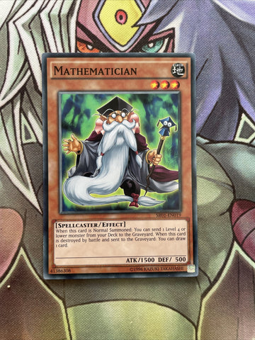 SR01-EN019 Mathematician Common UNL Edition NM Yugioh