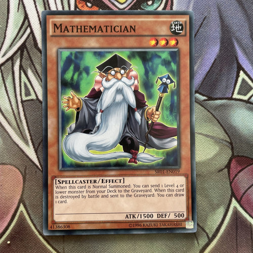 SR01-EN019 Mathematician Common UNL Edition NM Yugioh